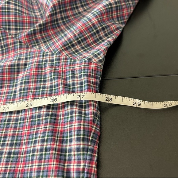 POLO Ralph Lauren Men's Button Down Shirt Cotton Plaid Violet Red Size XXL - Picture 5 of 6